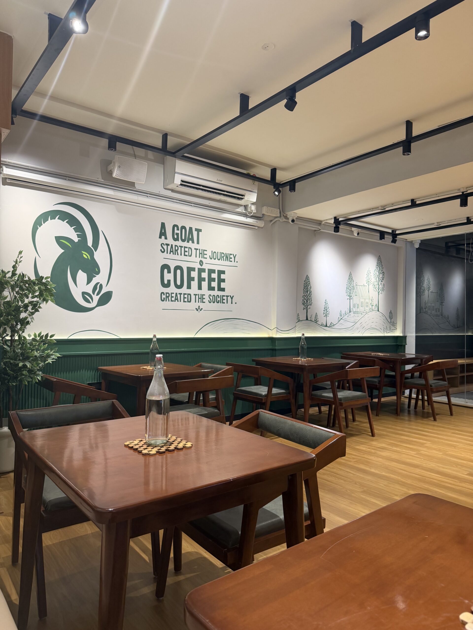 Cafe design details at The Lean Kafe