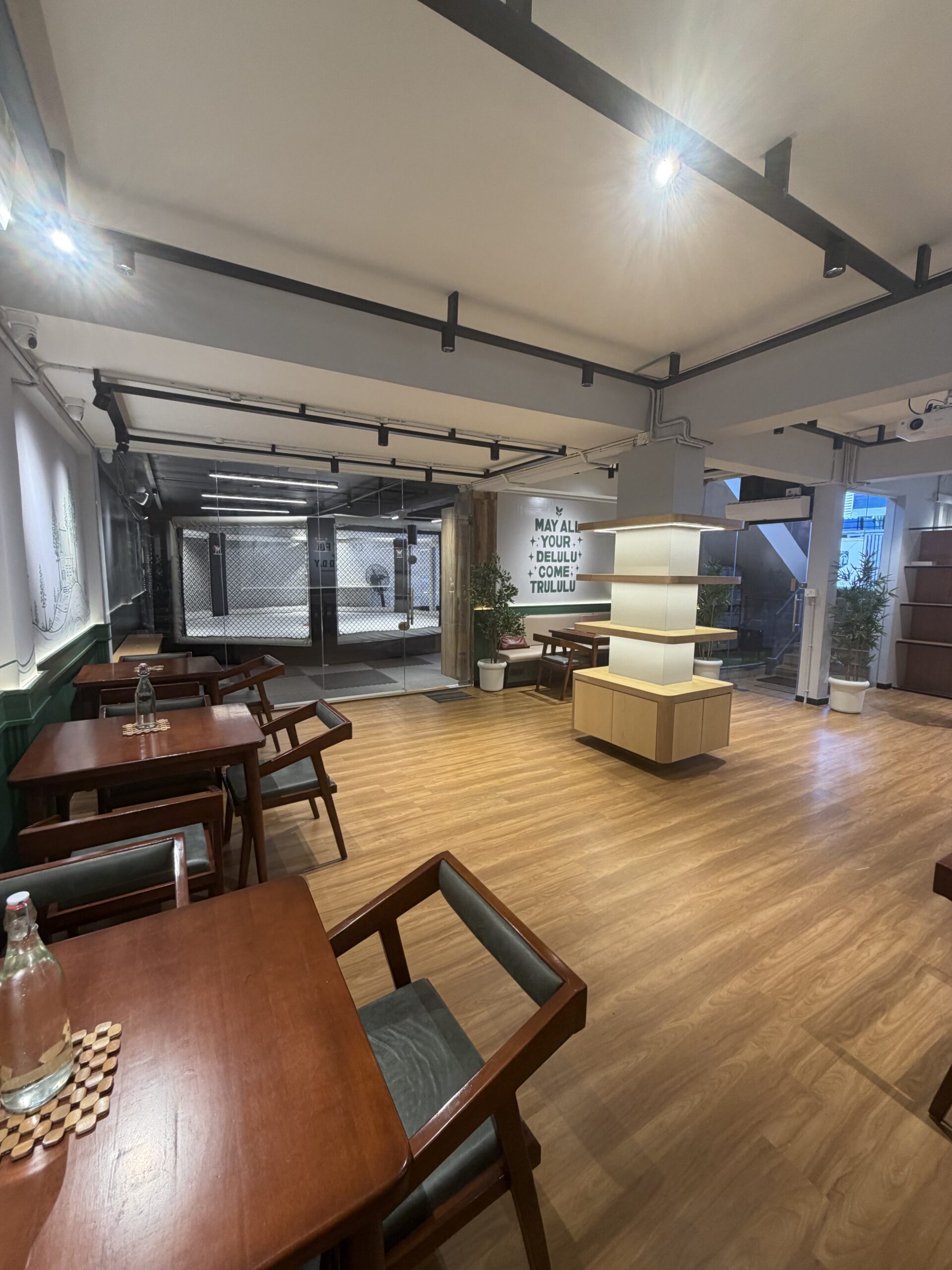 Interior view of The Lean Kafe