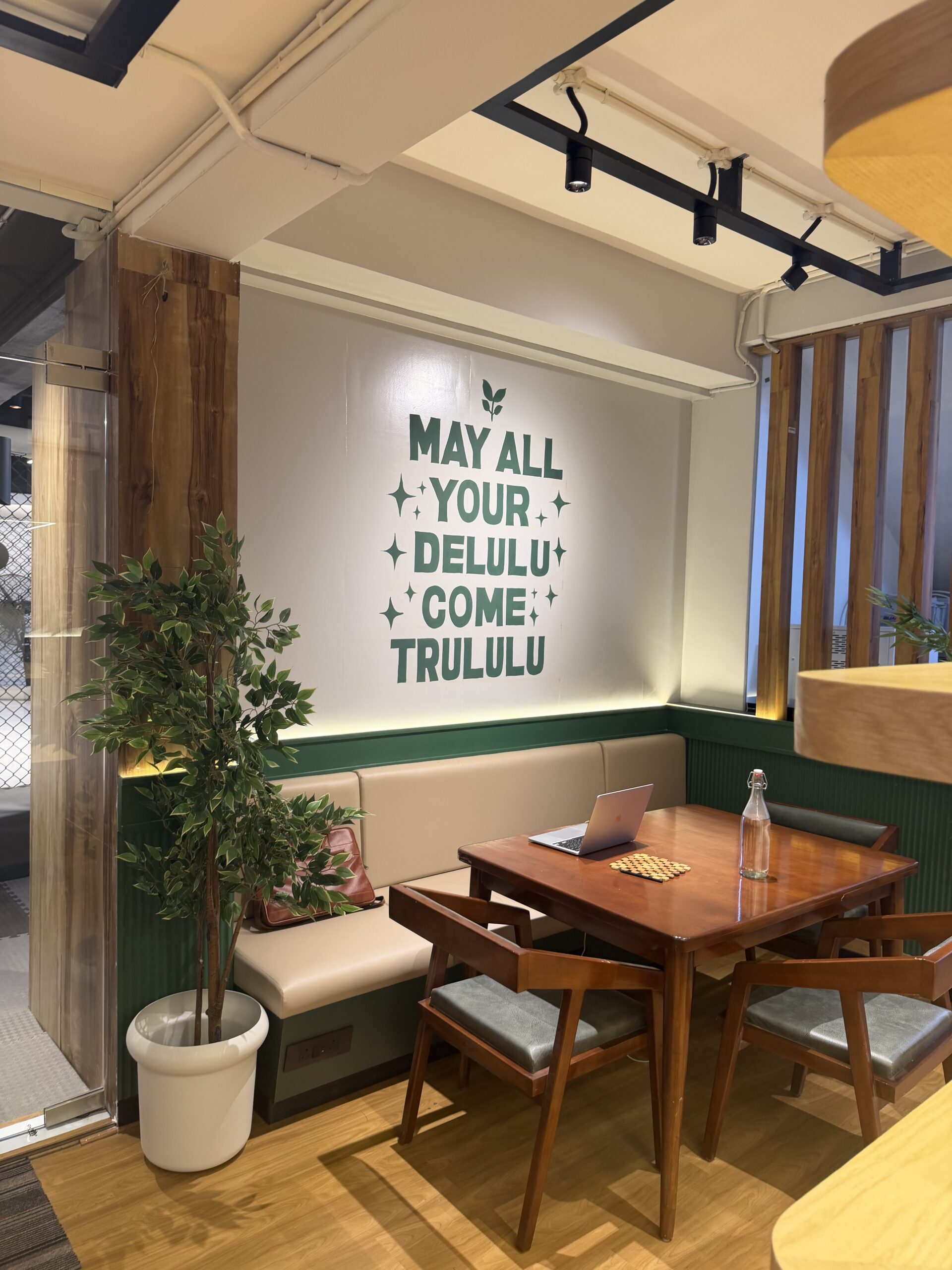 Warm and welcoming cafe interior